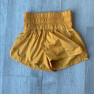 FP Movement by Free People Mustard Athletic Shorts